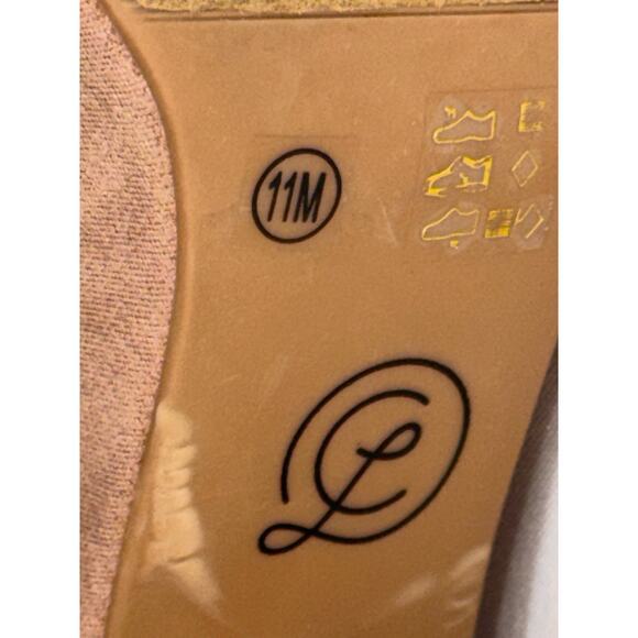 Chinese Laundry Tan Suede Platform Sandals 11M - Picture 6 of 8